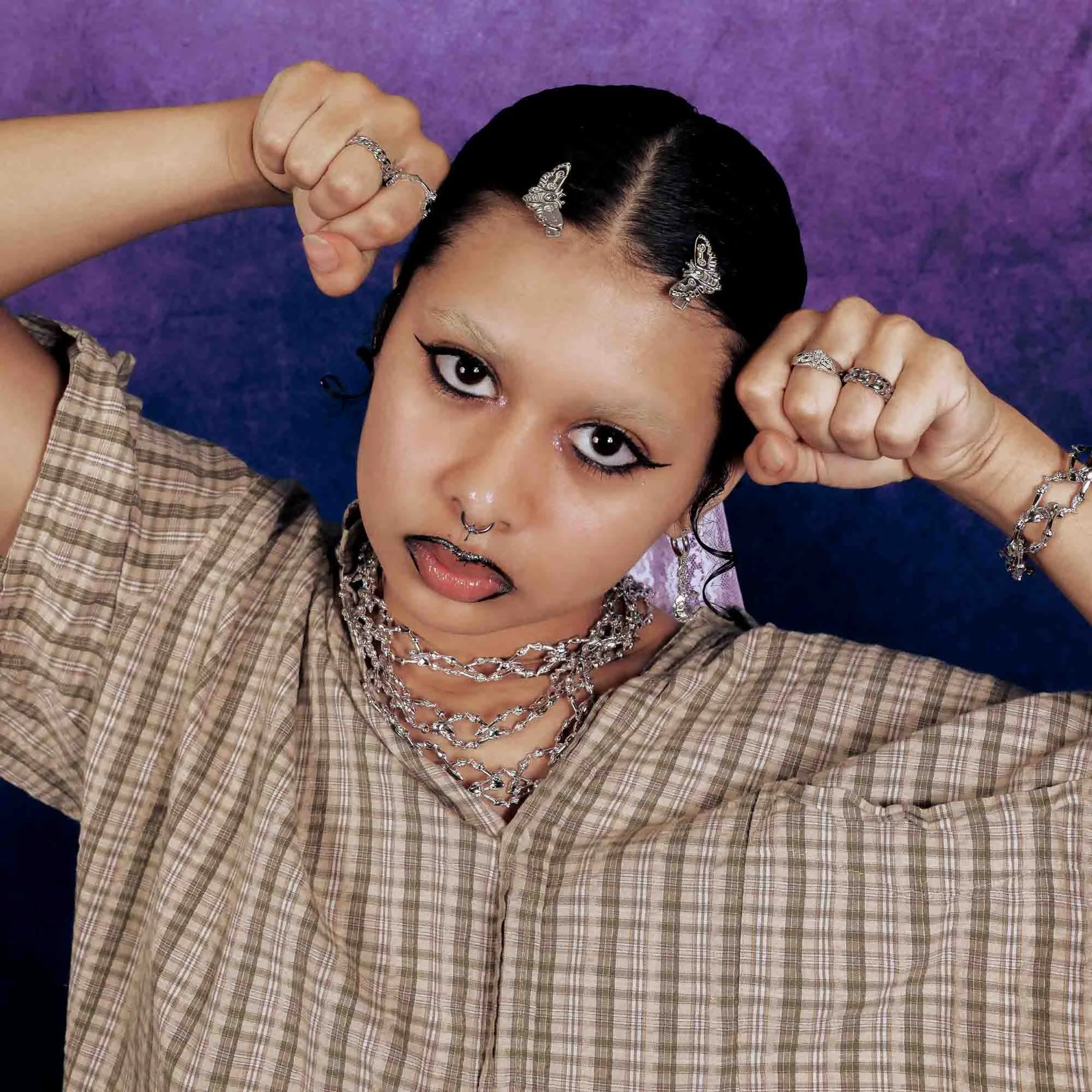 MOTH HAIR CLIP - Hard Jewelry™