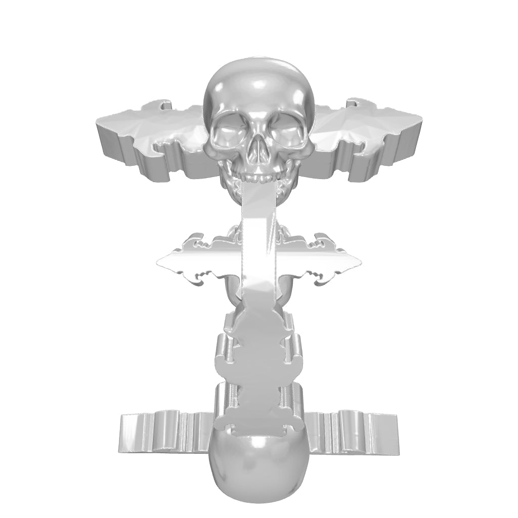 TRIPLE DYT HOOP EARRING