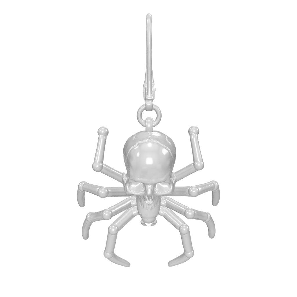 SPIDER SKULL EARRING