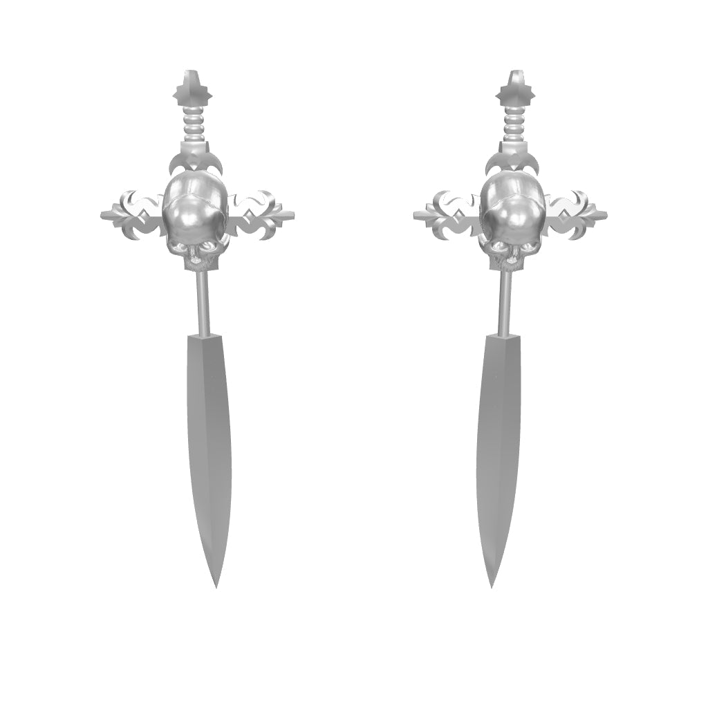 SINGLE DYT SWORD EARRING