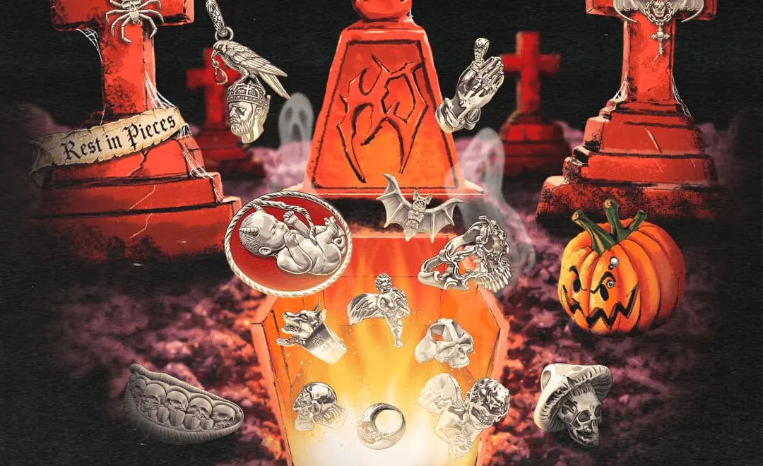 Retiring Hard Jewelry pieces laid to rest in an open coffin