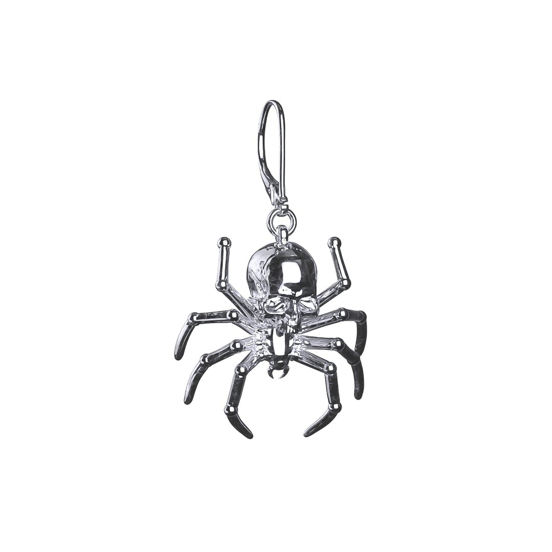SPIDER SKULL EARRING - Hard Jewelry™
