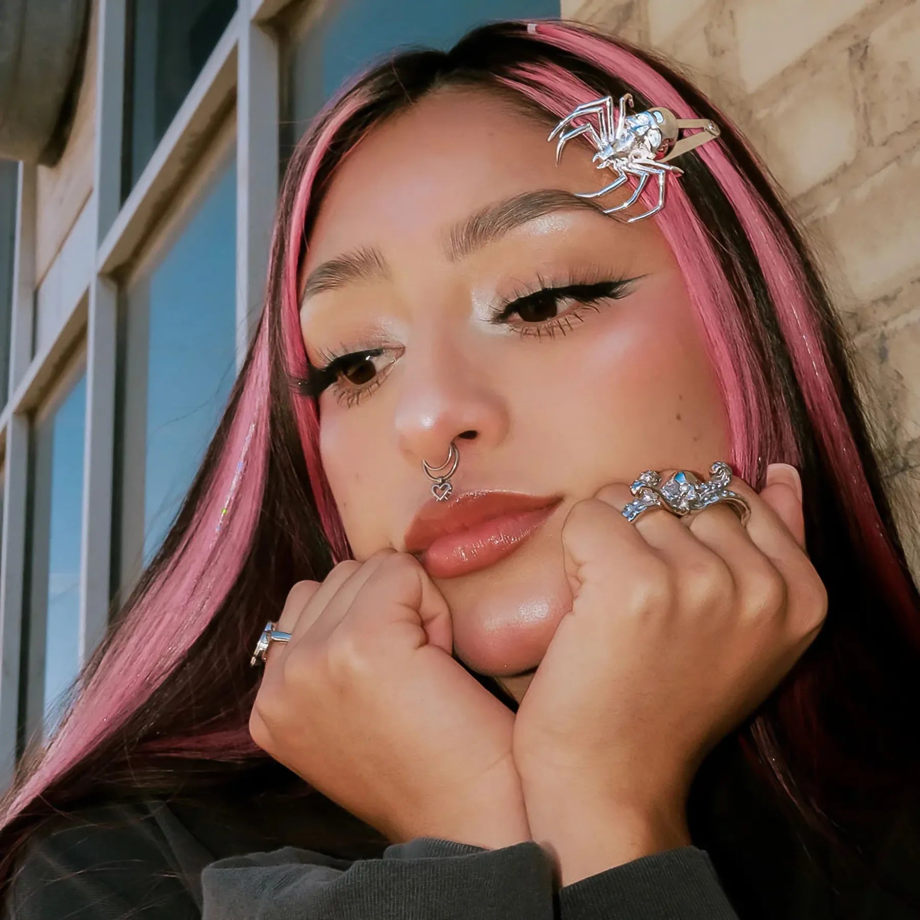 SPIKED HEART SEPTUM - Hard Jewelry™