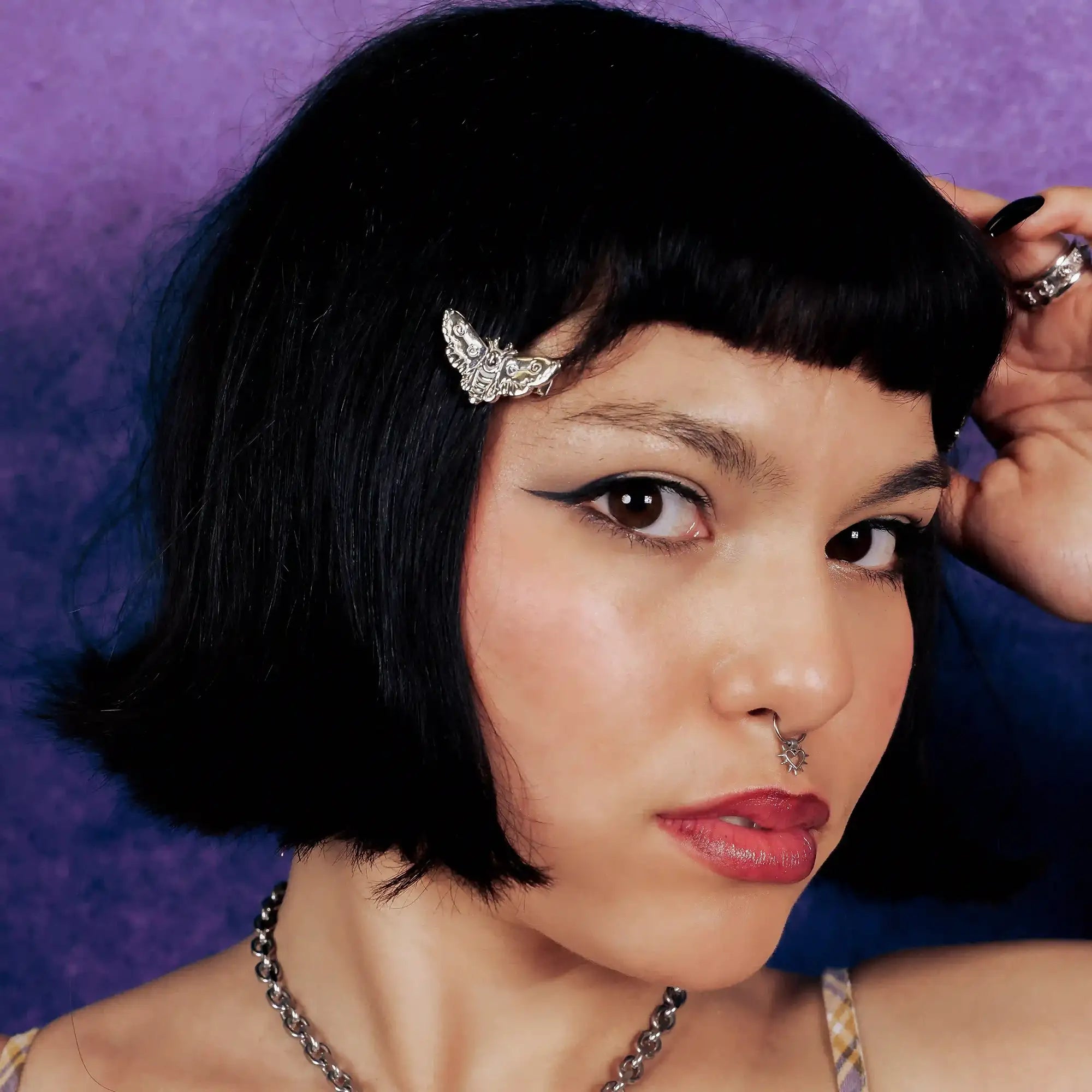 SPIKED HEART SEPTUM - Hard Jewelry™