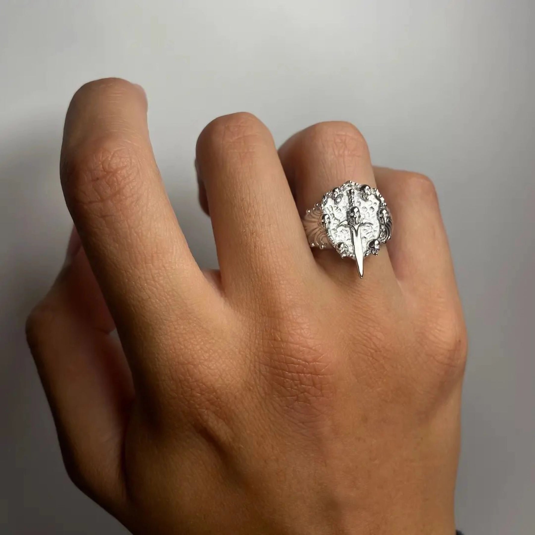 SWORD & SHIELD RING - Hard Jewelry™