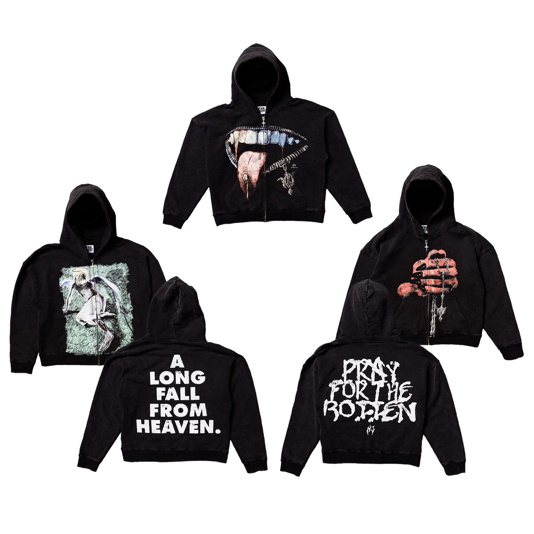 VALENTINE'S DAY ZIP UP HOODIES