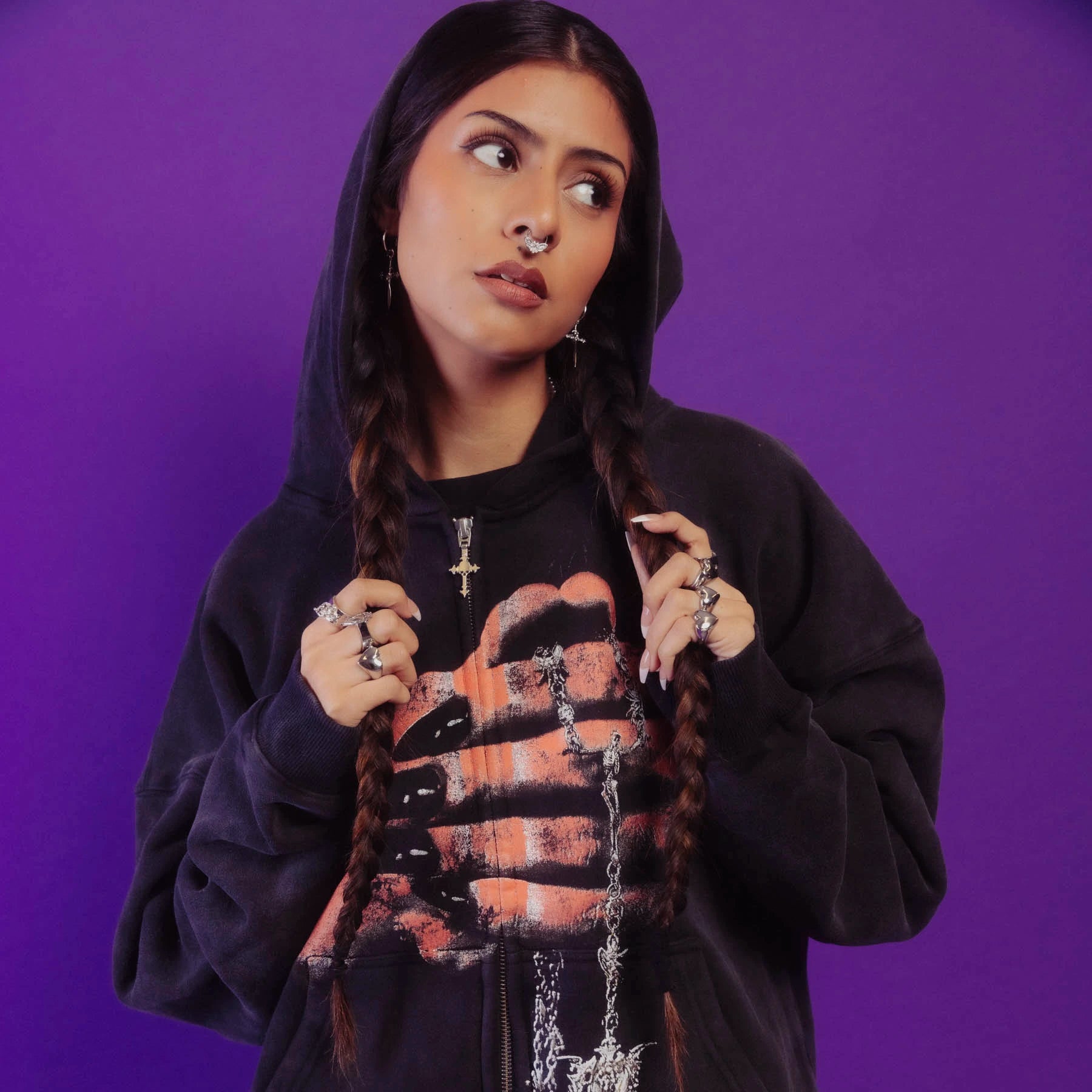 LOCKET HEART RING (ENGRAVABLE) - Hard Jewelry™