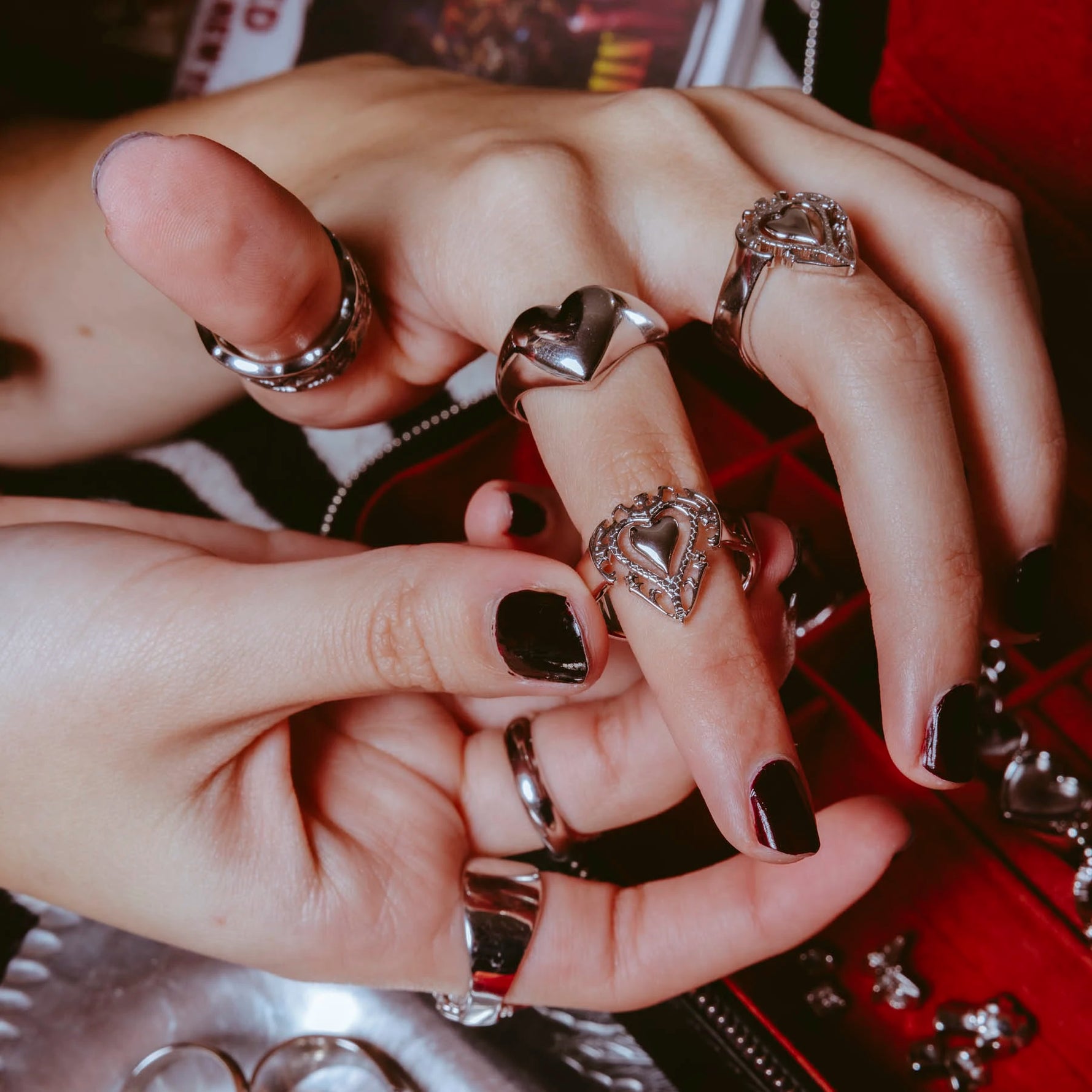 ANTIQUE HEART RING (ENGRAVABLE) - Hard Jewelry™