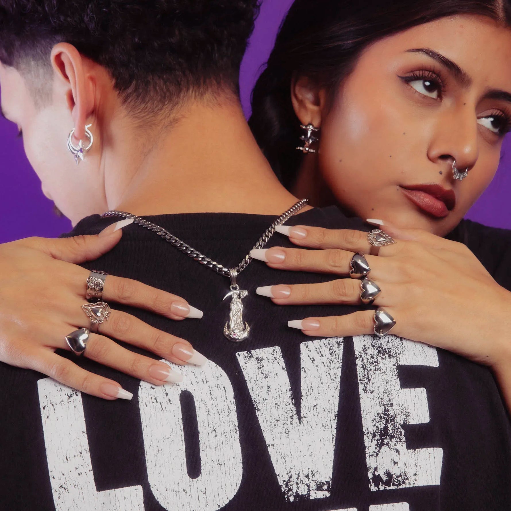 UPGRADED SANTA MUERTE PENDANT - Hard Jewelry™