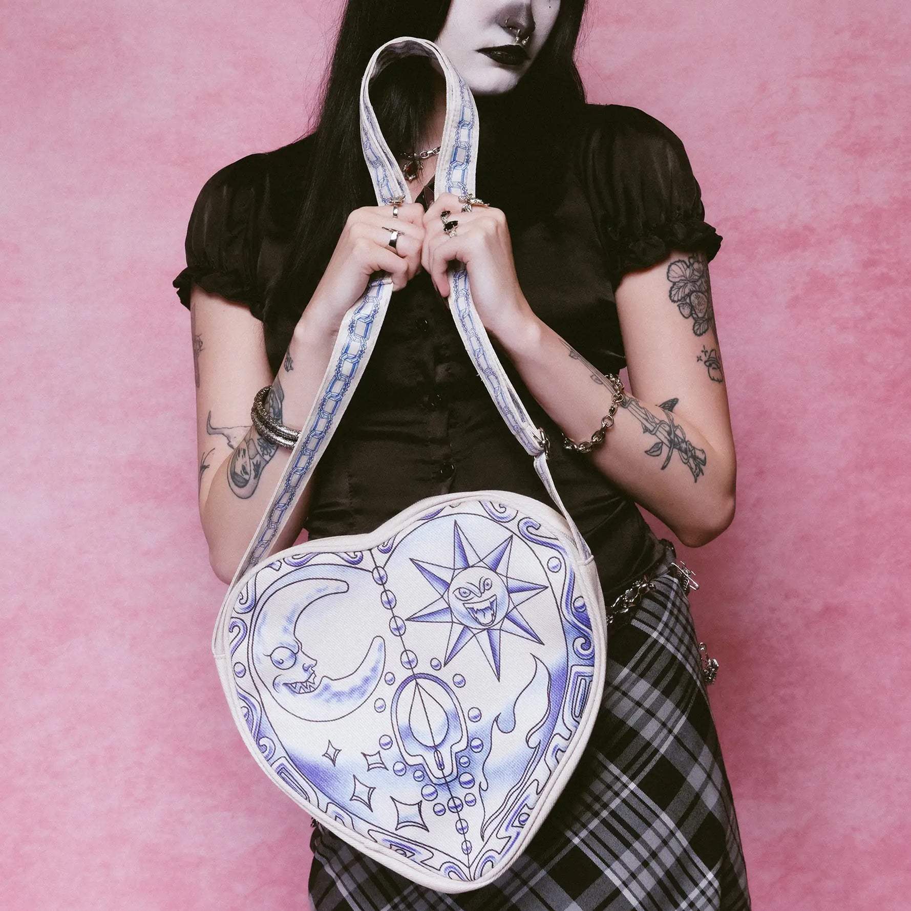 COSMIC HEART TOTE BAG - Hard Jewelry™