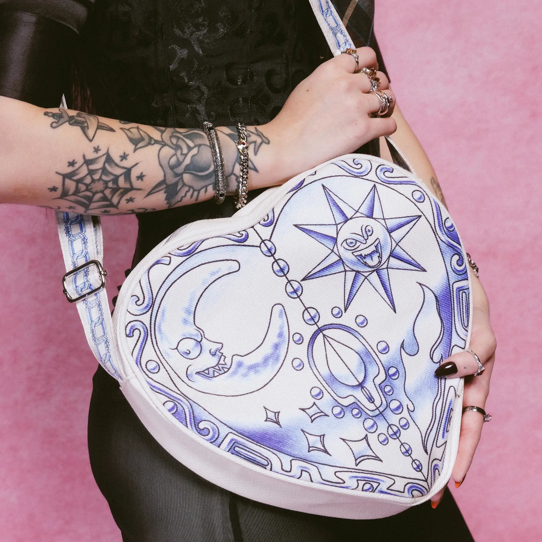 COSMIC HEART TOTE BAG - Hard Jewelry™