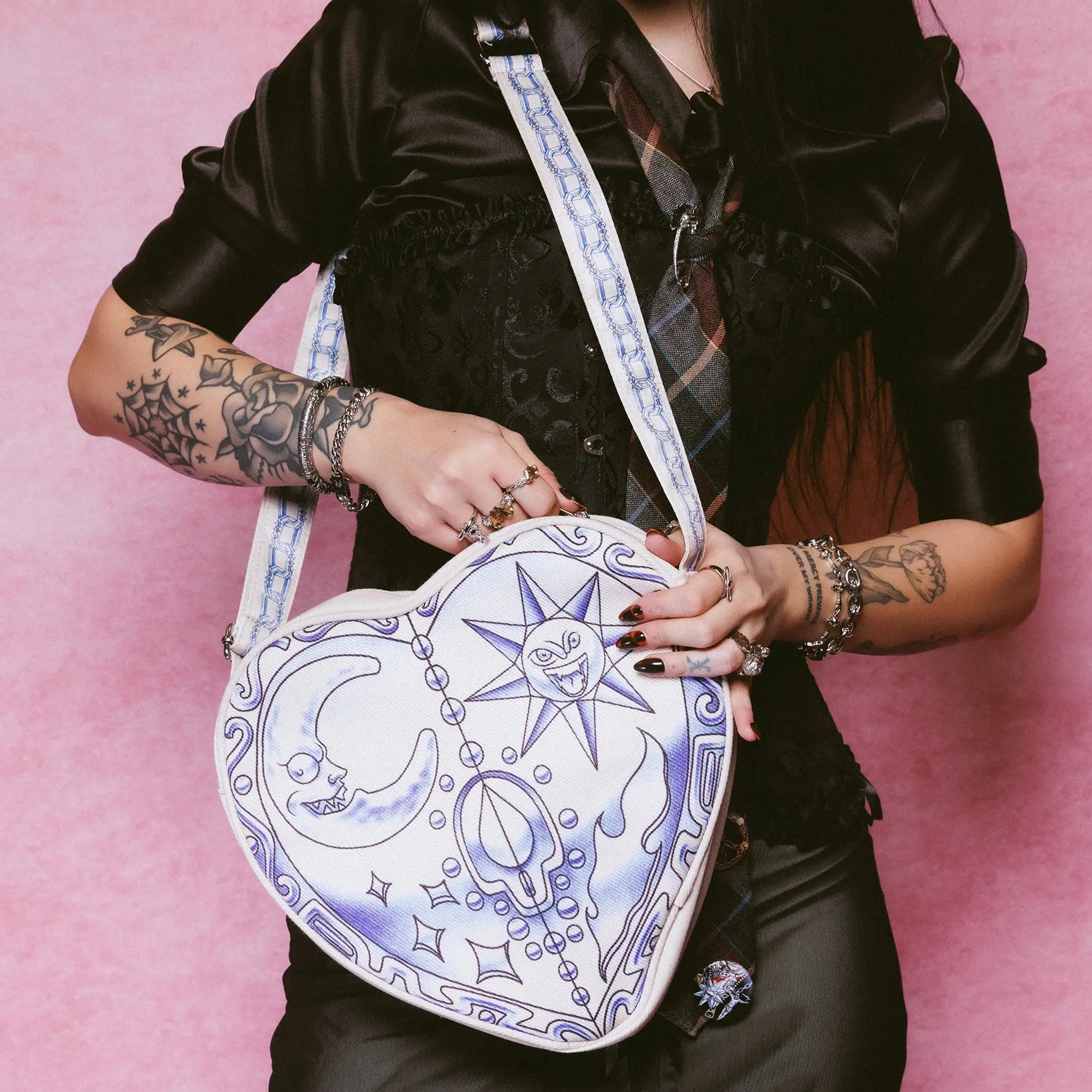 COSMIC HEART TOTE BAG - Hard Jewelry™