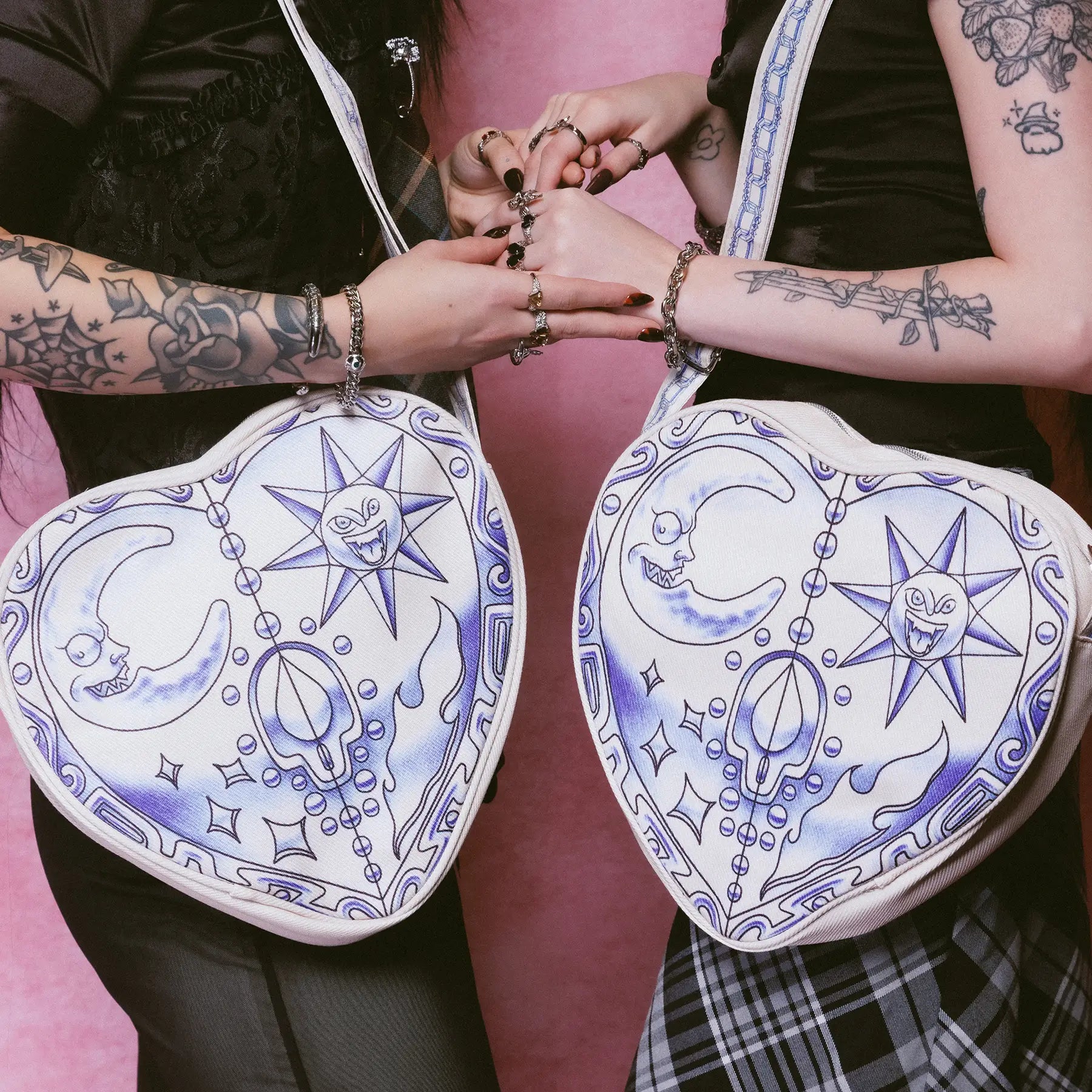 COSMIC HEART TOTE BAG - Hard Jewelry™