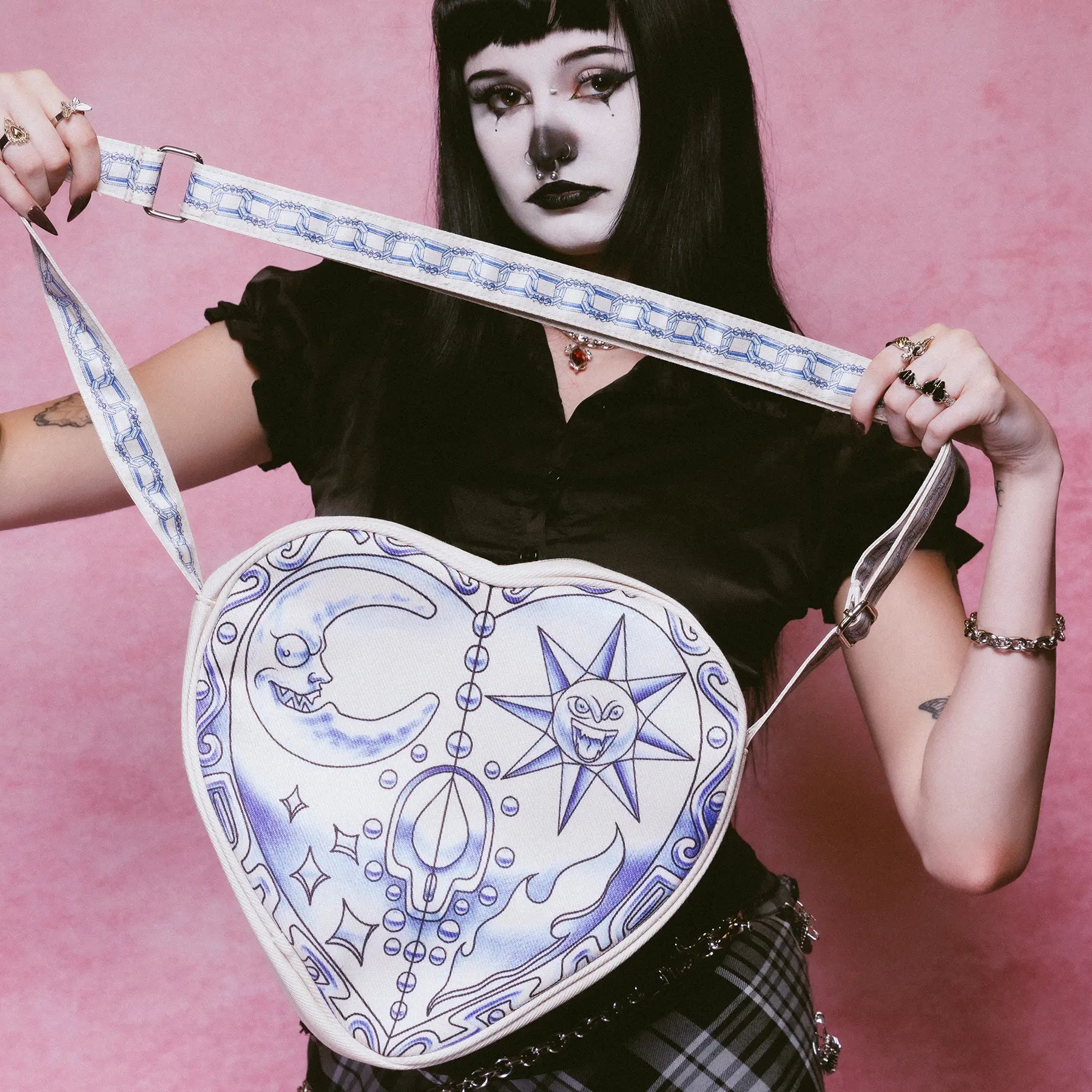 COSMIC HEART TOTE BAG - Hard Jewelry™