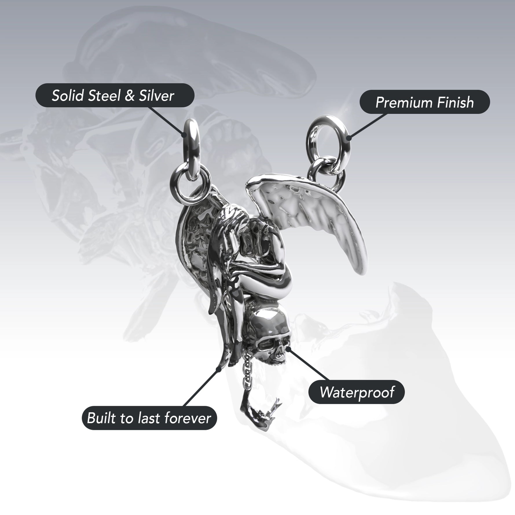WEEPING ANGEL PENDANT - Hard Jewelry™