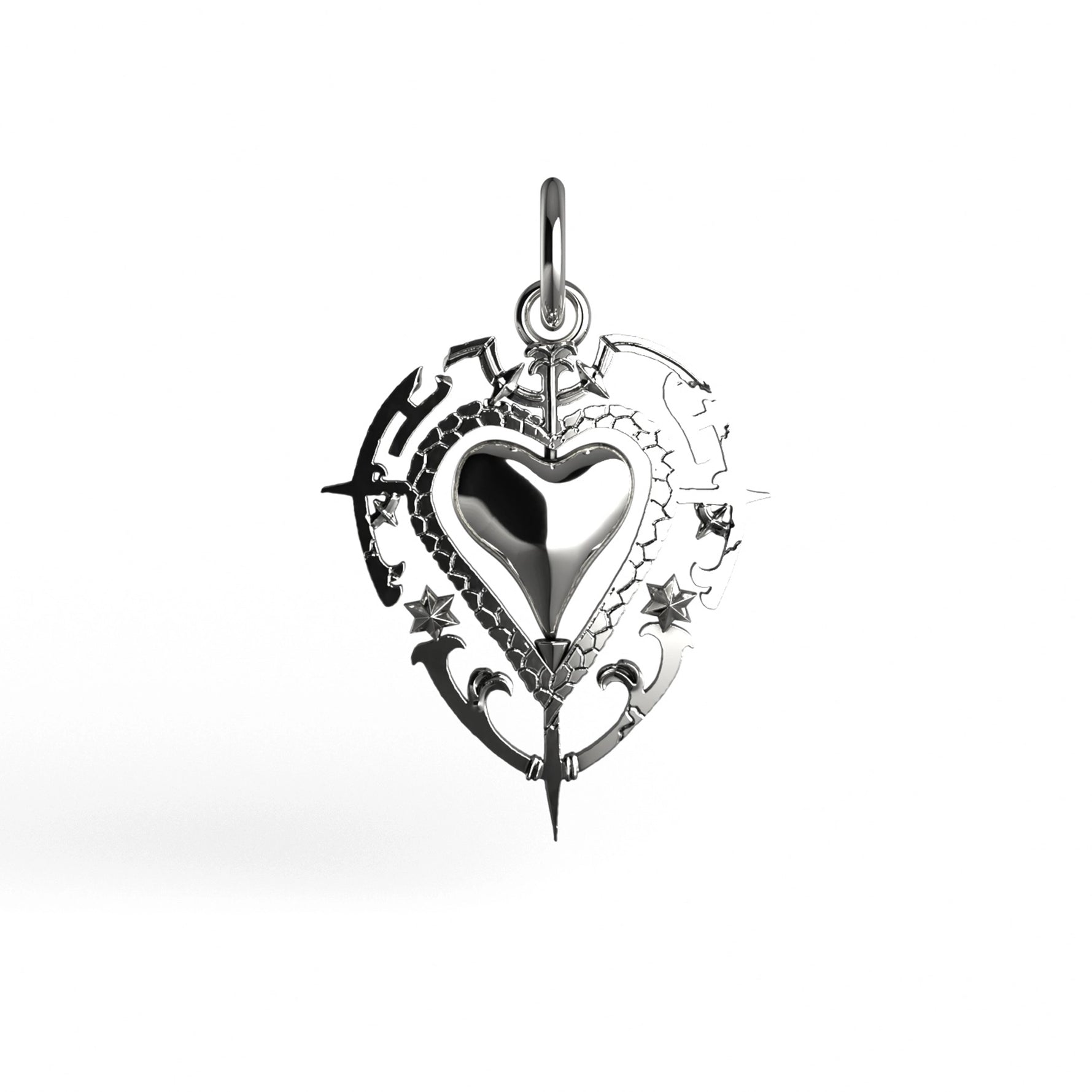 Antique Heart Pendant - Hard Jewelry™