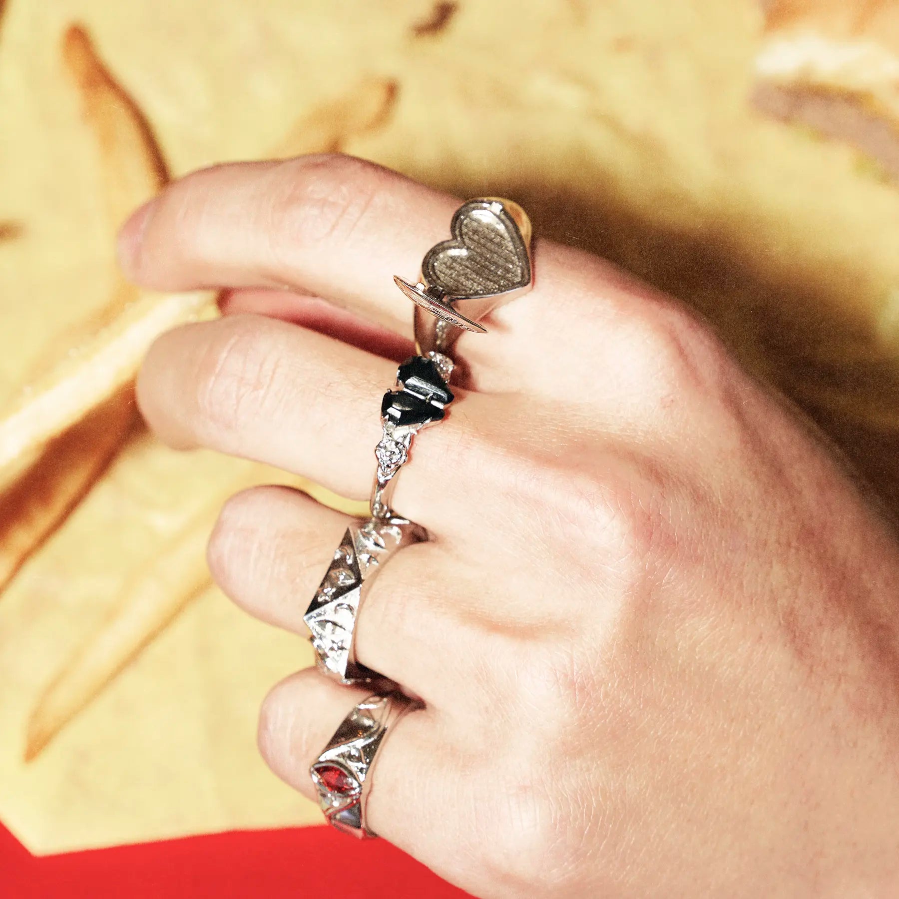 Cosmic Heart Ring - Hard Jewelry™