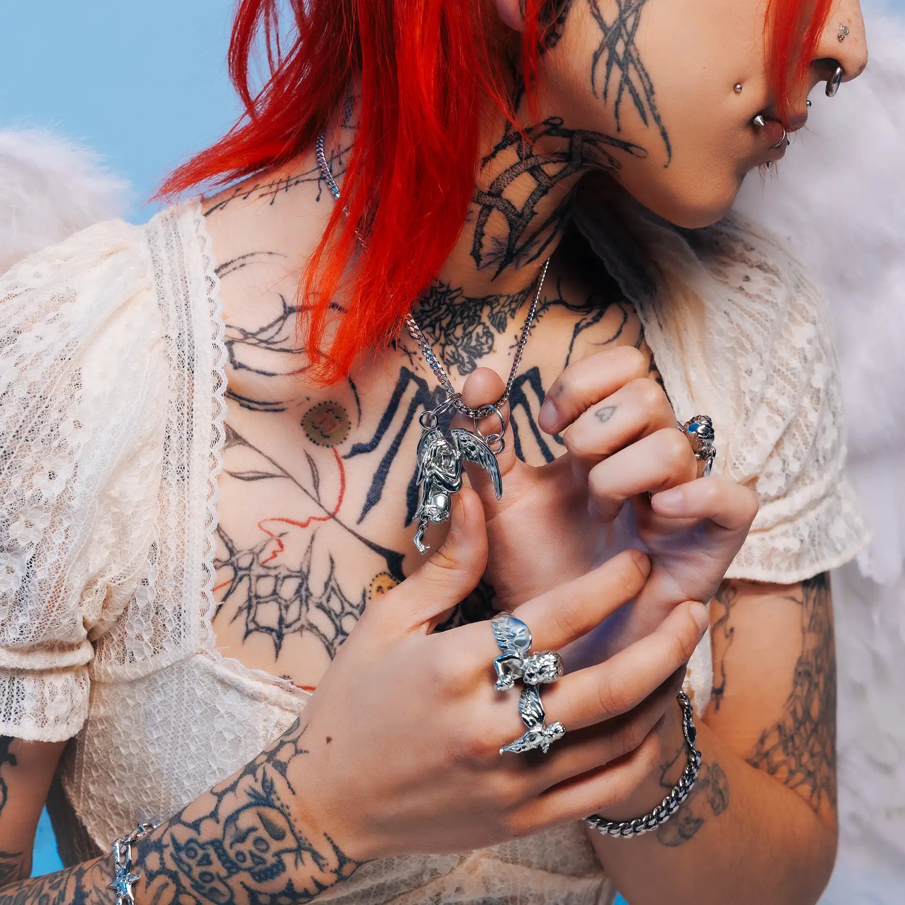 WEEPING ANGEL PENDANT - Hard Jewelry™