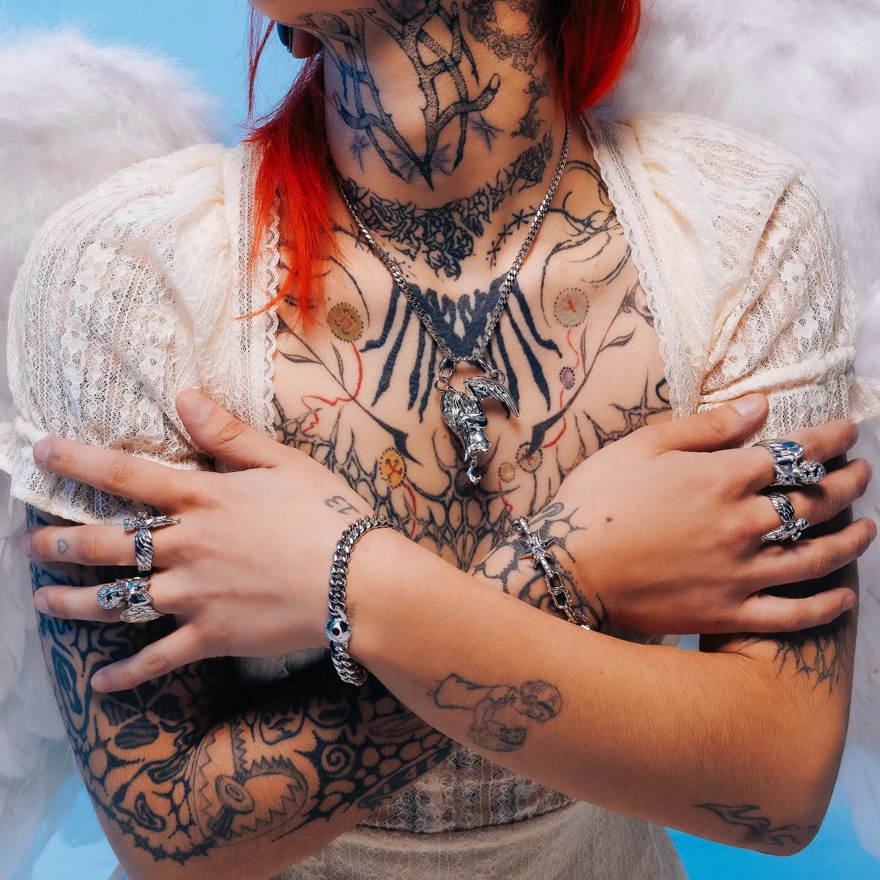 WEEPING ANGEL PENDANT - Hard Jewelry™