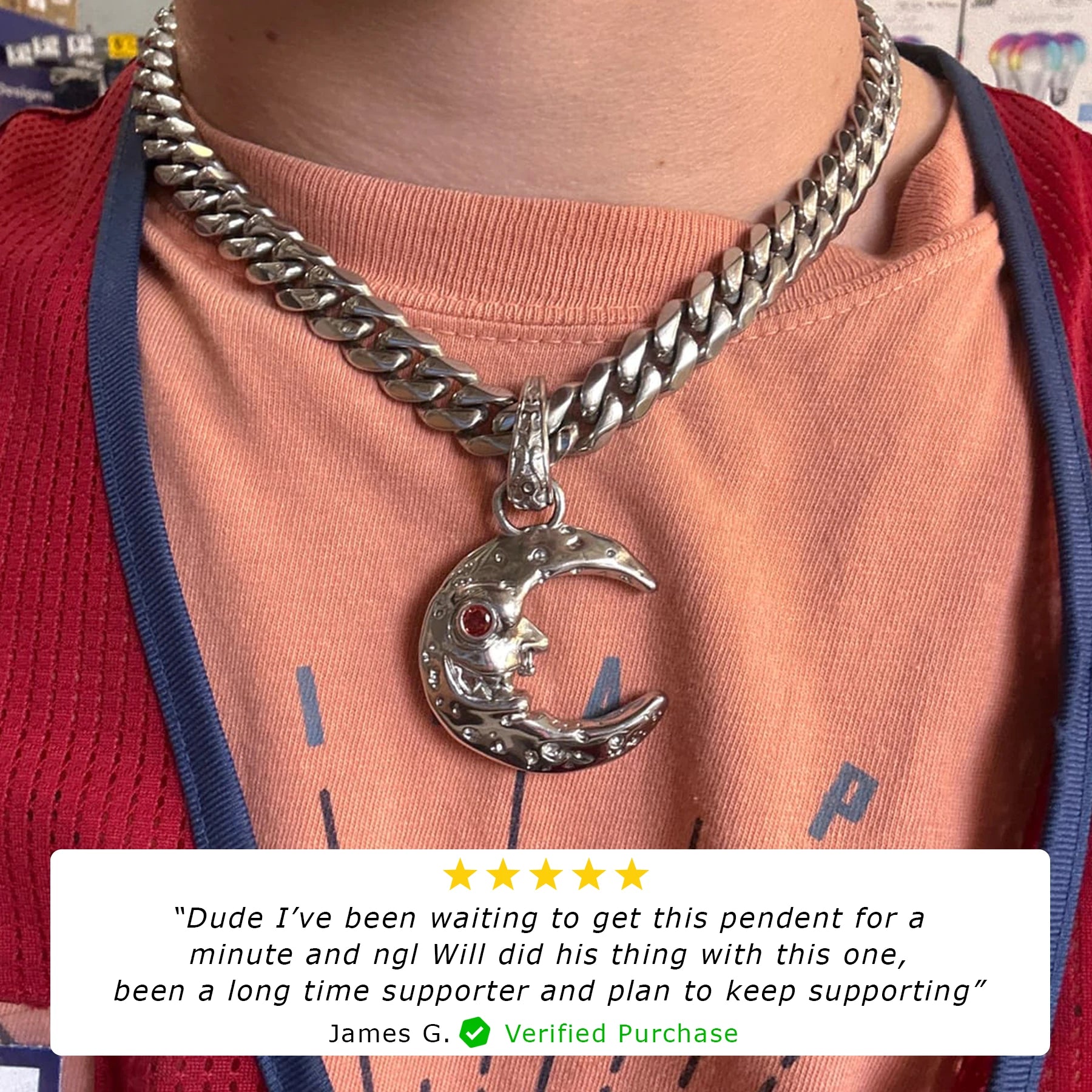 アクセサリー Luna XL LUNA PENDANT – Hard Jewelry™