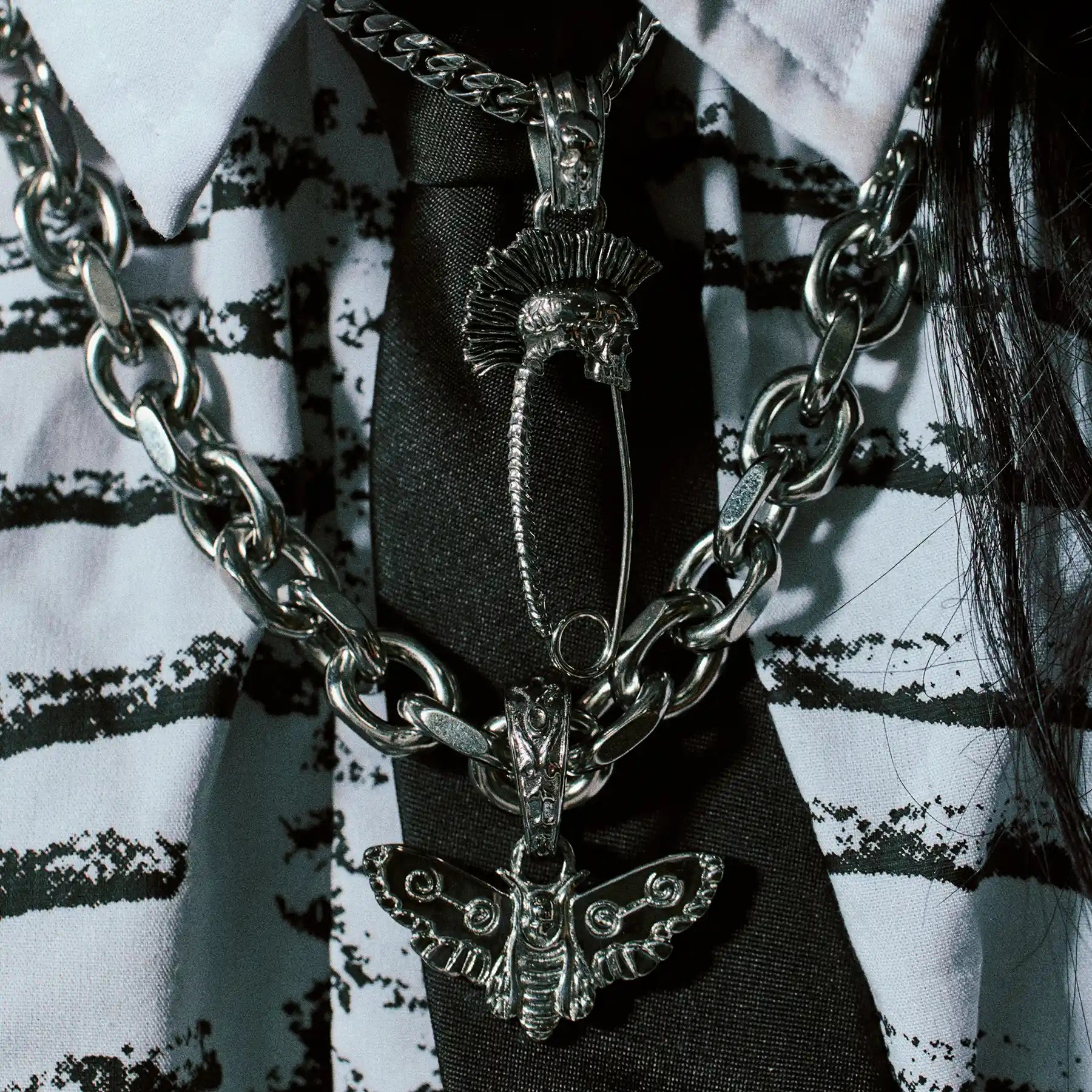 PUNK SAFETY PIN PENDANT - Hard Jewelry™