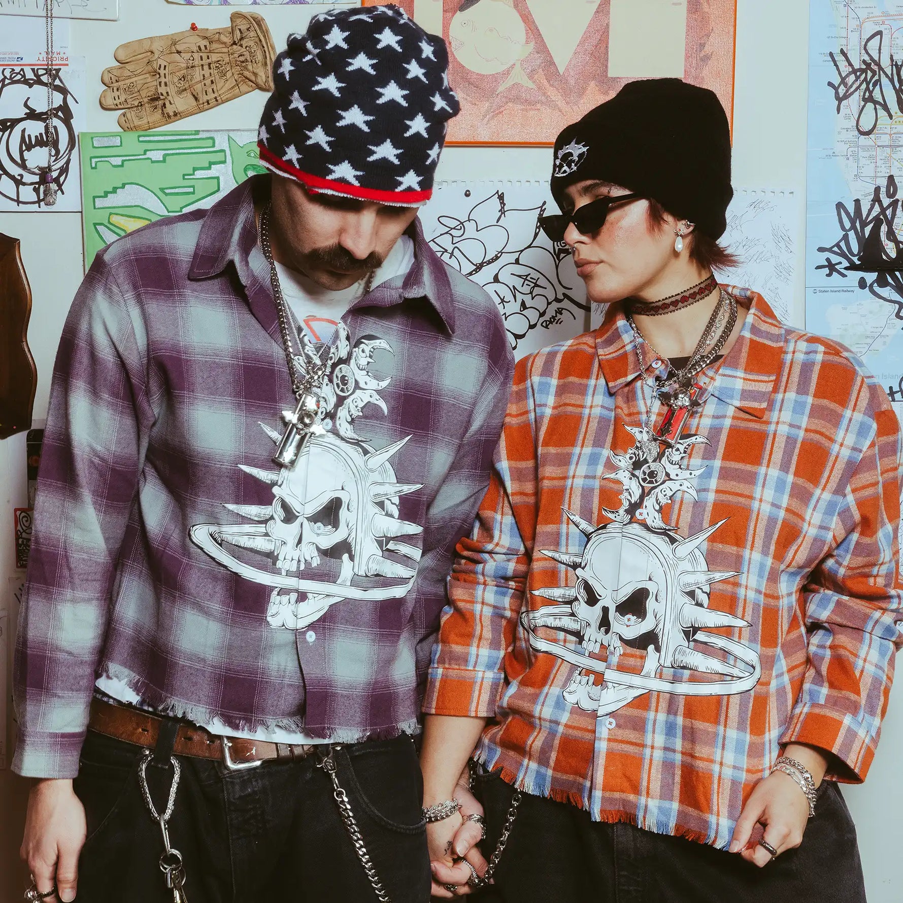 ORBITUARY FLANNEL - Hard Jewelry™