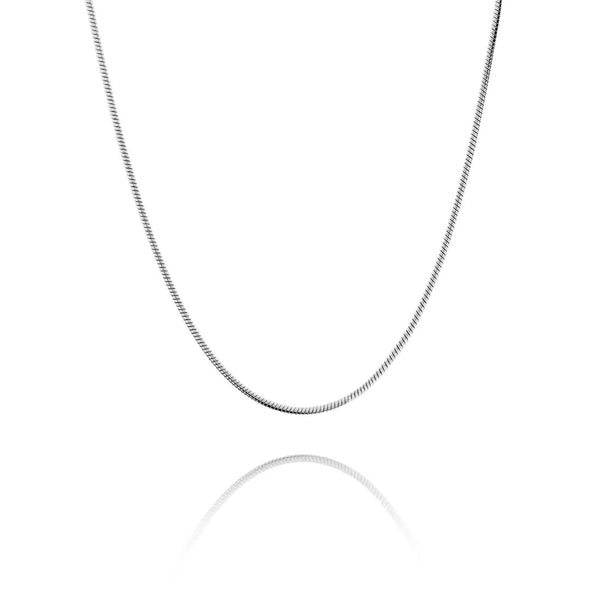 1.3MM STERLING SILVER REAL SNAKE CHAIN - Hard Jewelry™