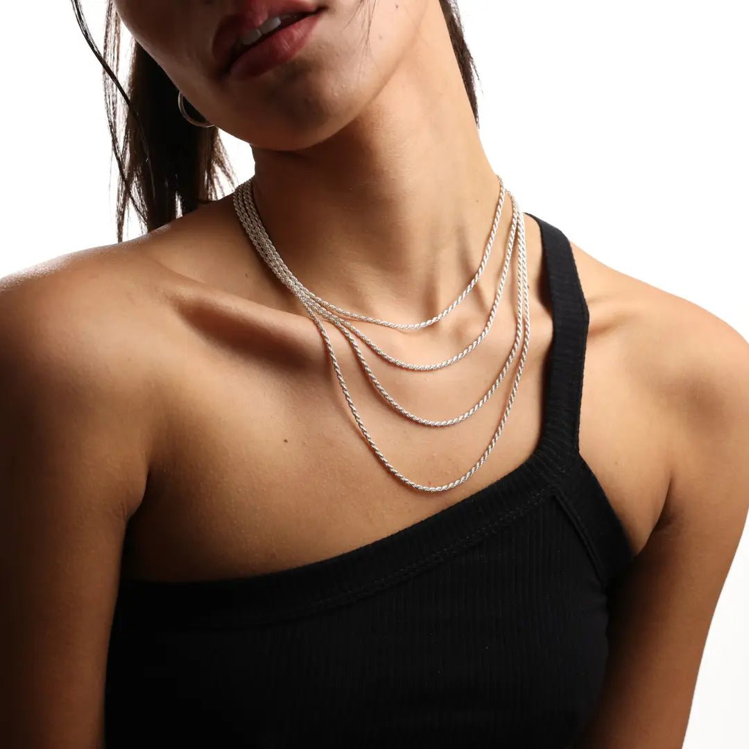 Braided Snake Chain Necklace at – Vivian Grace