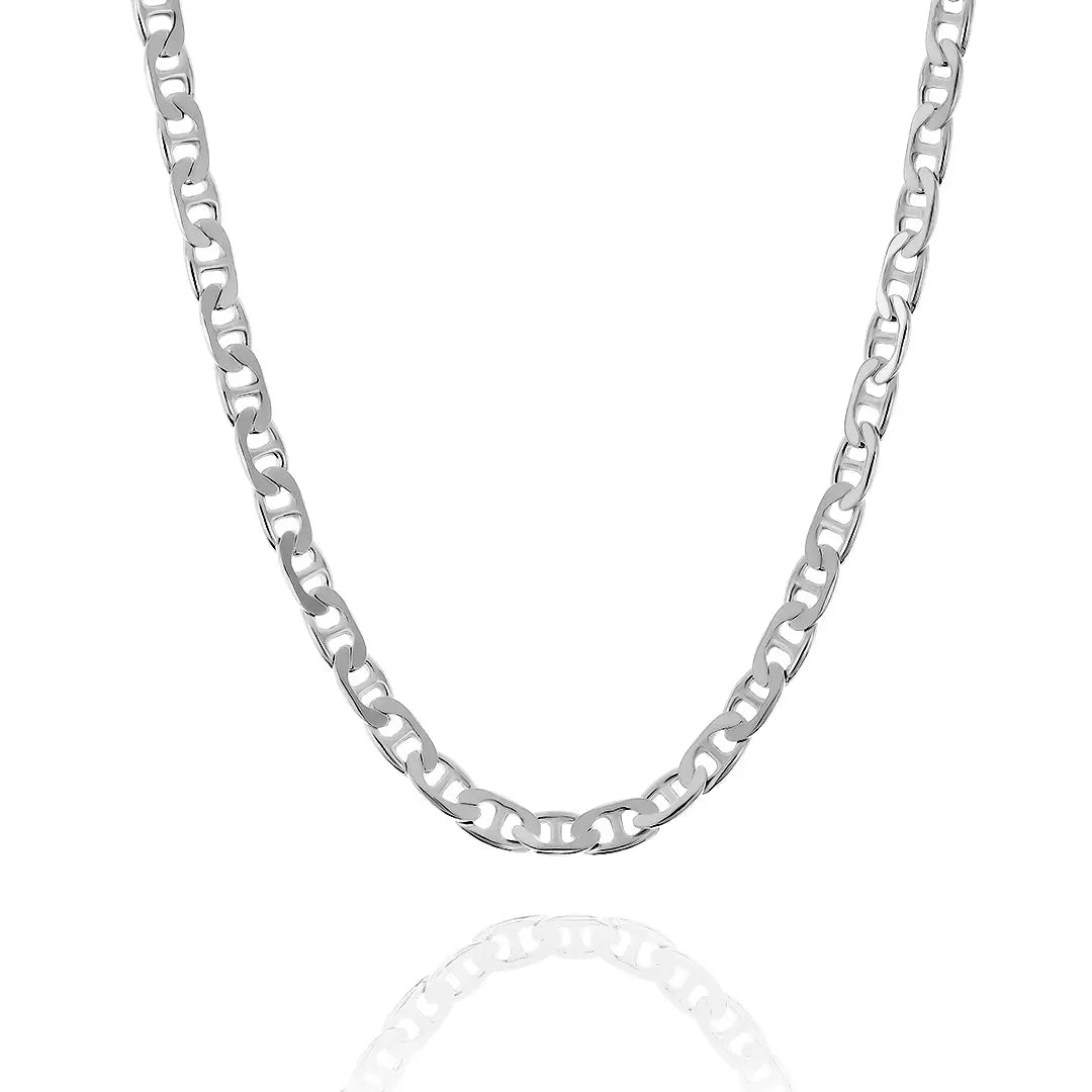 3MM STERLING SILVER MARINER CHAIN - Hard Jewelry™