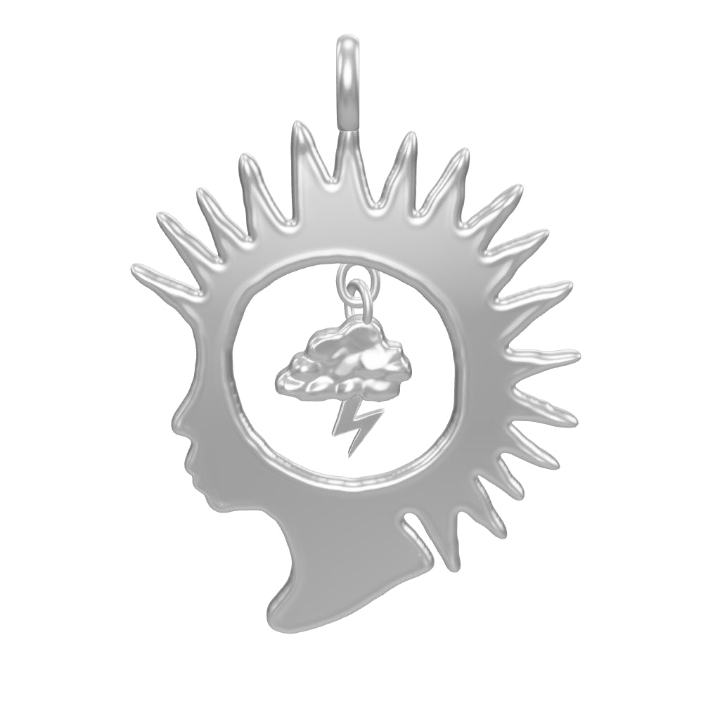 HEAD IN THE CLOUDS PENDANT