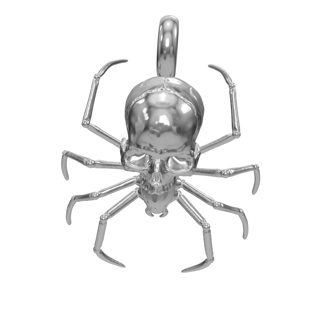 SPIDER SKULL PENDANT