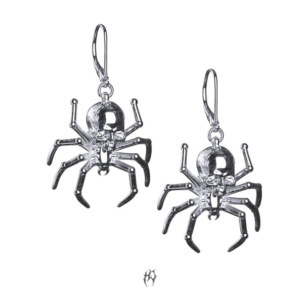 SPIDER SKULL EARRING - Hard Jewelry™