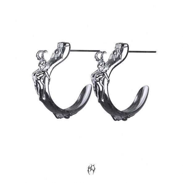 SUCCUBUS OPEN HOOP EARRING - Hard Jewelry™